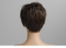 Human Hair Blend Strom Wigs J Rear View