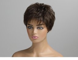 Human Hair Blend Strom Wigs J Front/Side View