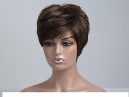 Human Hair Blend Strom Wigs D Front/Side View