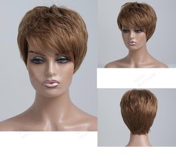 Human Hair Blend Strom Wigs E