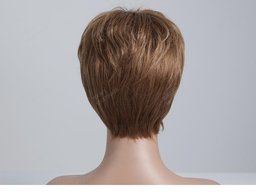 Human Hair Blend Strom Wigs E Rear View
