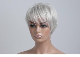 Human Hair Blend Strom Wigs F Front View