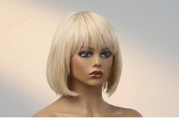Human Hair Blend Strom Wigs G Front/Side View