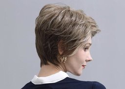 Human Hair Blend Strom Wigs H Front/Side View