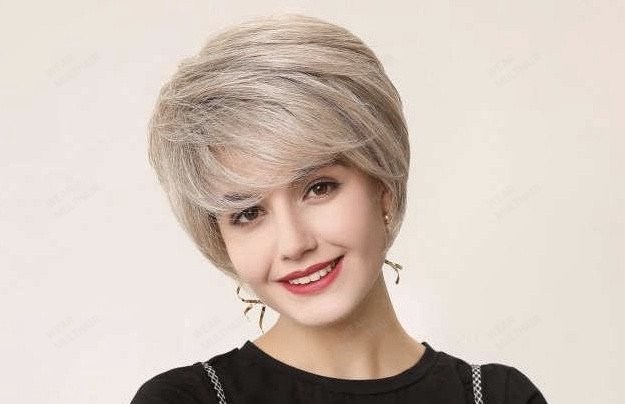 Human Hair Blend Strom Wigs M