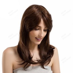 Daisy Human Hair top front view