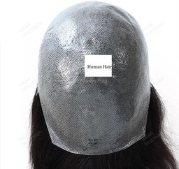 Small Skin Injection/Knots Female Wigs rear view
