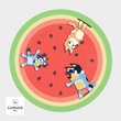 Watermelon Rug - Watermelon Carpet - R026