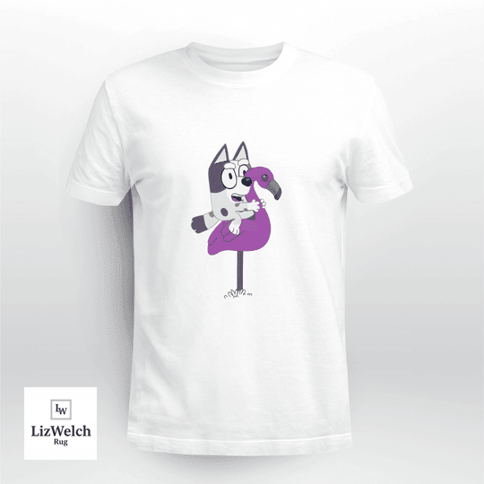 I'm The Flamingo Queen Shirt, Muffin Shirt (White Text) - Unisex Adult T-Shirt, Long Sleeve Tee, Sweatshirt, Hoodie