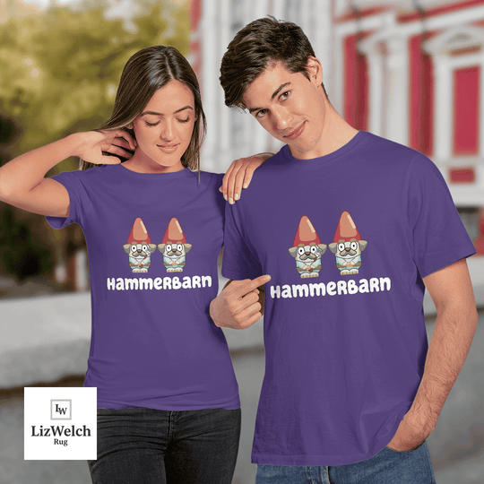 Hammerbarn Shirt With Garden Gnomes - Unisex Adult T-Shirt, Long Sleeve Tee, Sweatshirt, Hoodie