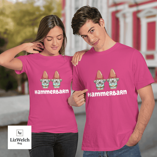Hammerbarn Shirt With Garden Gnomes - Unisex Adult T-Shirt, Long Sleeve Tee, Sweatshirt, Hoodie
