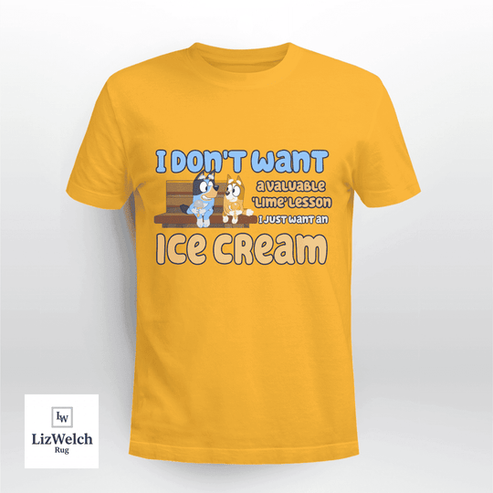 Ice Cream Shirt, Lime Lesson Shirt Ver 2 - Unisex Adult T-Shirt, Long Sleeve Tee, Sweatshirt, Hoodie