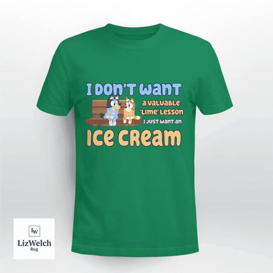 Ice Cream Shirt, Lime Lesson Shirt Ver 2 - Unisex Adult T-Shirt, Long Sleeve Tee, Sweatshirt, Hoodie