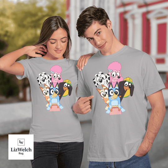 Friends Kids Seesaw, Cute Kids Snicker, Coco, Bingo, Chloe - Unisex Adult T- Shirt, Long Sleeve Tee, Sweatshirt, Hoodie