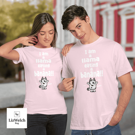 I am a Llama Eating a Banana Yum Yum Yum Shirt, Muffin Shirt - Unisex Adult T-Shirt, Long Sleeve Tee, Sweatshirt, Hoodie