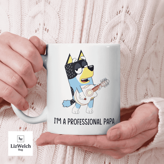 Im A Pro Papa, Dad Dog Mug, Coffee Mug, Funny Mug, Birthday Gift