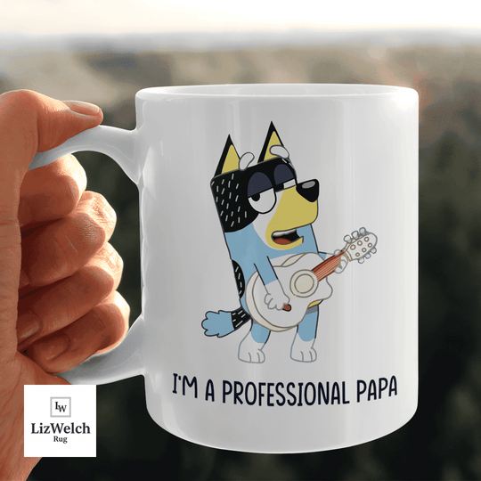 Im A Pro Papa, Dad Dog Mug, Coffee Mug, Funny Mug, Birthday Gift