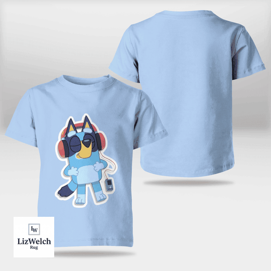 Listen To Music Shirt - Kid Shirt (Sizes For 1-8 Years Old)