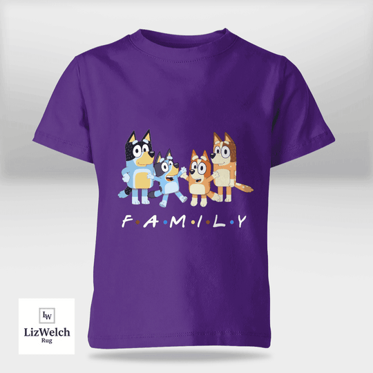 Family Shirt (White Text) - Kid Shirt (Sizes For 1-8 Years Old)