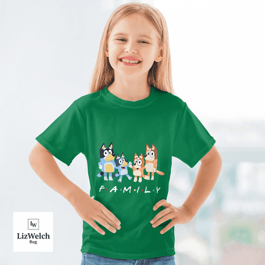 Family Shirt (White Text) - Kid Shirt (Sizes For 1-8 Years Old)