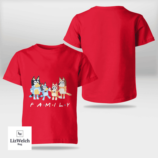 Family Shirt (White Text) - Kid Shirt (Sizes For 1-8 Years Old)