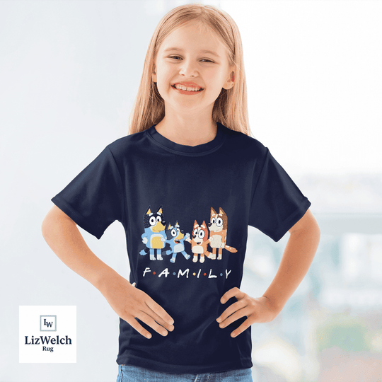 Family Shirt (White Text) - Kid Shirt (Sizes For 1-8 Years Old)