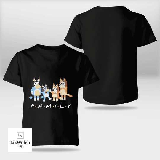 Family Shirt (White Text) - Kid Shirt (Sizes For 1-8 Years Old)