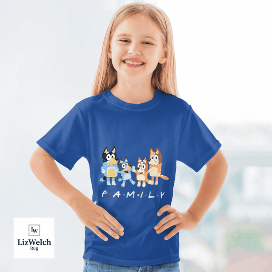 Family Shirt (White Text) - Kid Shirt (Sizes For 1-8 Years Old)