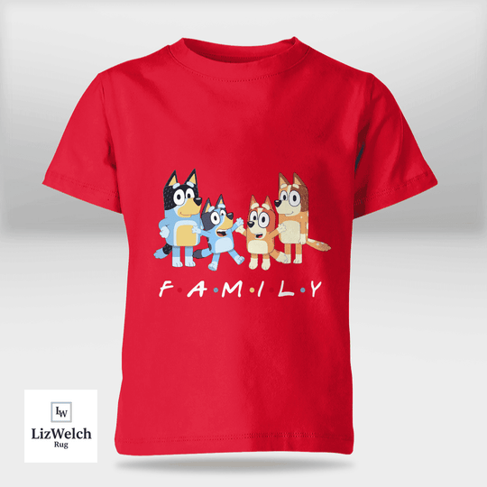 Family Shirt (White Text) - Kid Shirt (Sizes For 1-8 Years Old)