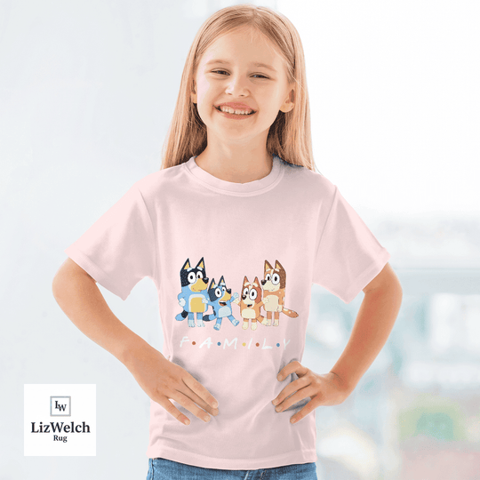 Family Shirt (White Text) - Kid Shirt (Sizes For 1-8 Years Old)