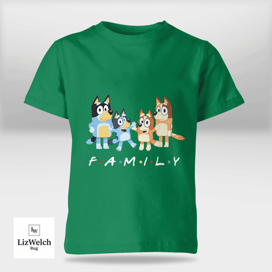 Family Shirt (White Text) - Kid Shirt (Sizes For 1-8 Years Old)