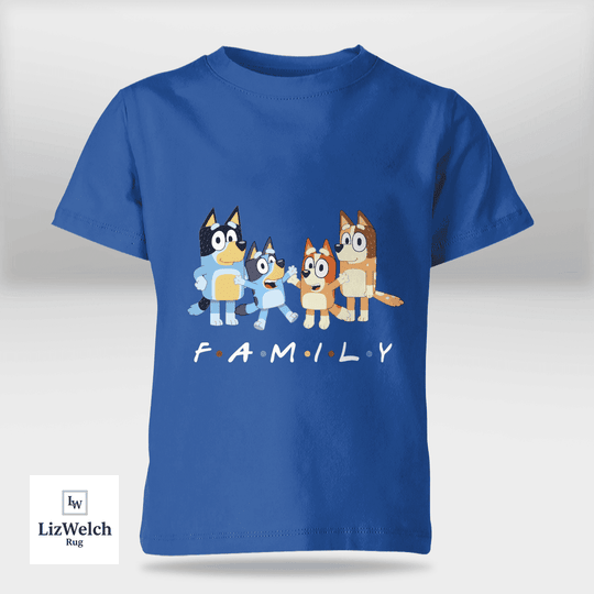 Family Shirt (White Text) - Kid Shirt (Sizes For 1-8 Years Old)