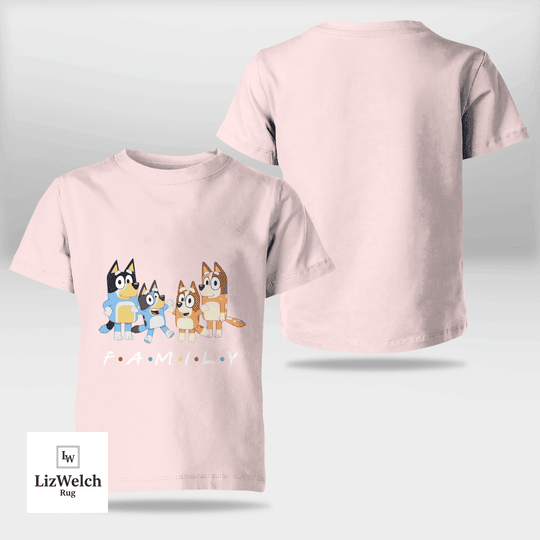 Family Shirt (White Text) - Kid Shirt (Sizes For 1-8 Years Old)