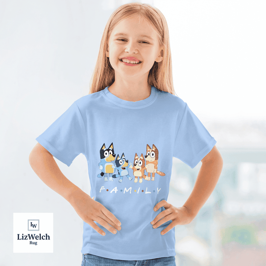 Family Shirt (White Text) - Kid Shirt (Sizes For 1-8 Years Old)