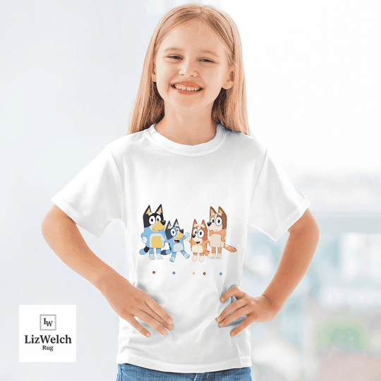 Family Shirt (White Text) - Kid Shirt (Sizes For 1-8 Years Old)