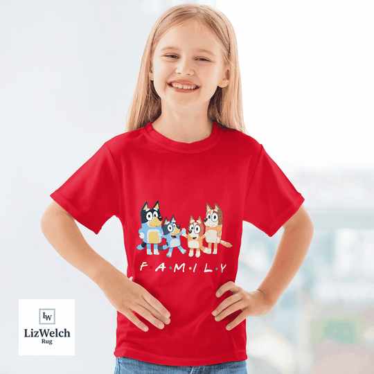 Family Shirt (White Text) - Kid Shirt (Sizes For 1-8 Years Old)