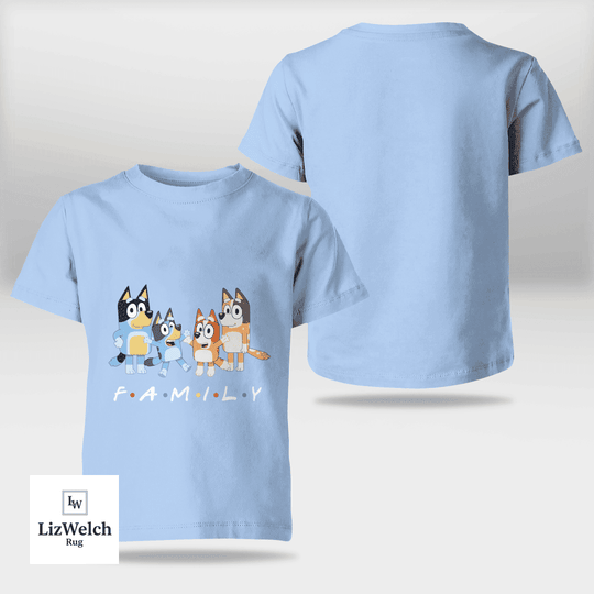 Family Shirt (White Text) - Kid Shirt (Sizes For 1-8 Years Old)