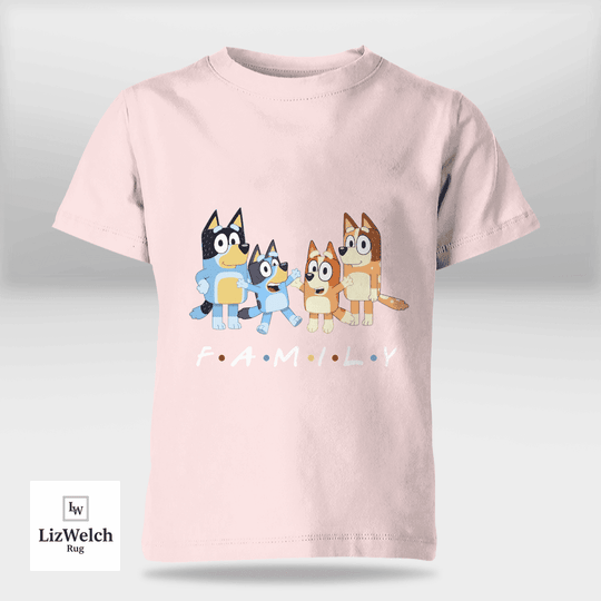 Family Shirt (White Text) - Kid Shirt (Sizes For 1-8 Years Old)