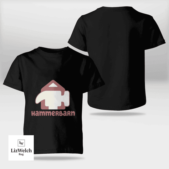 Hammerbarn (Mauve Text) Shirt - Kid Shirt (Sizes For 1-8 Years Old)