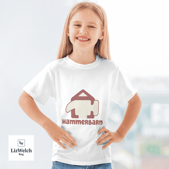 Hammerbarn (Mauve Text) Shirt - Kid Shirt (Sizes For 1-8 Years Old)