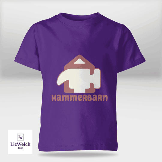 Hammerbarn (Mauve Text) Shirt - Kid Shirt (Sizes For 1-8 Years Old)