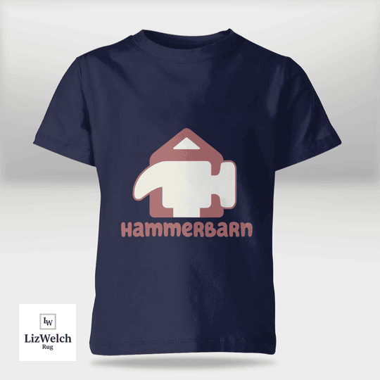 Hammerbarn (Mauve Text) Shirt - Kid Shirt (Sizes For 1-8 Years Old)