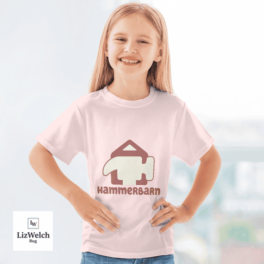 Hammerbarn (Mauve Text) Shirt - Kid Shirt (Sizes For 1-8 Years Old)