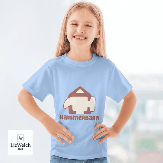 Hammerbarn (Mauve Text) Shirt - Kid Shirt (Sizes For 1-8 Years Old)