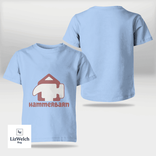 Hammerbarn (Mauve Text) Shirt - Kid Shirt (Sizes For 1-8 Years Old)