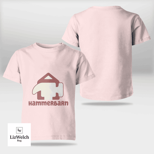 Hammerbarn (Mauve Text) Shirt - Kid Shirt (Sizes For 1-8 Years Old)