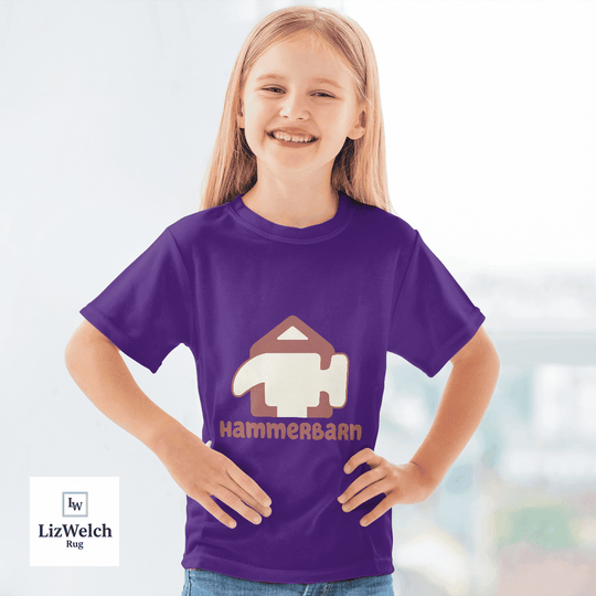 Hammerbarn (Mauve Text) Shirt - Kid Shirt (Sizes For 1-8 Years Old)