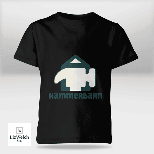 Hammerbarn (Dark Green Text) Shirt - Kid Shirt (Sizes For 1-8 Years Old)