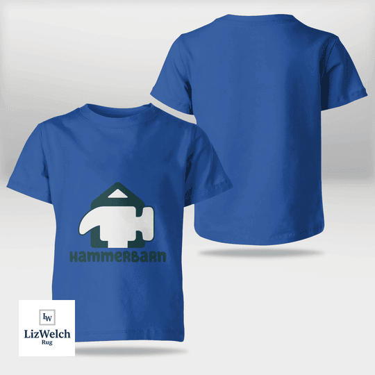 Hammerbarn (Dark Green Text) Shirt - Kid Shirt (Sizes For 1-8 Years Old)