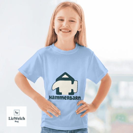 Hammerbarn (Dark Green Text) Shirt - Kid Shirt (Sizes For 1-8 Years Old)